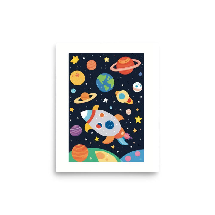 Abstract Perception of Space Poster 8 x 10