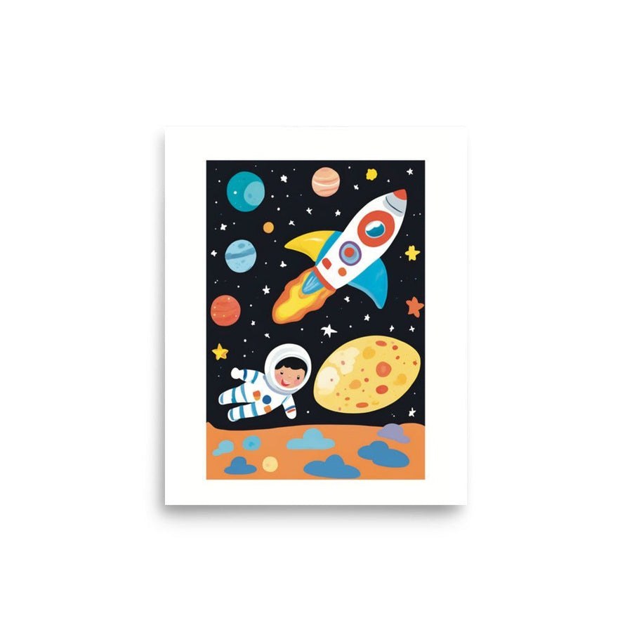 Cosmic Kid’s Journey Art Print 8 x 10