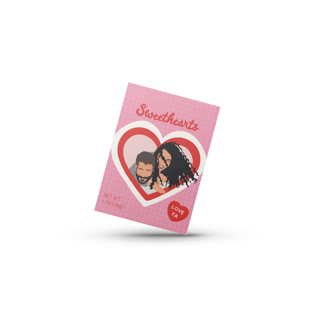 Custom Valentine's Day Postal + Digital Art