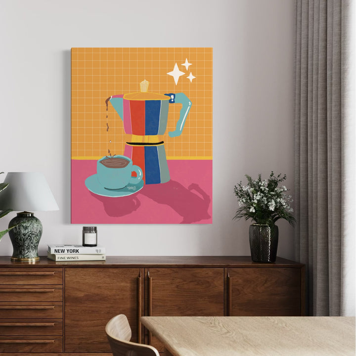 Greca & Coffee Lovers Art Print