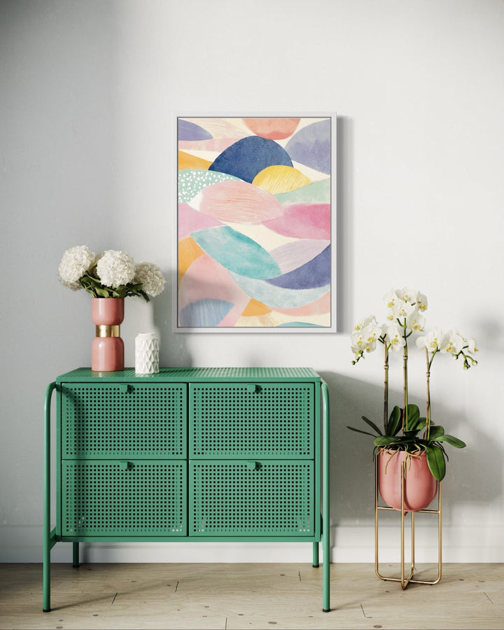 Abstract Colors in Watercolor Wall Poster