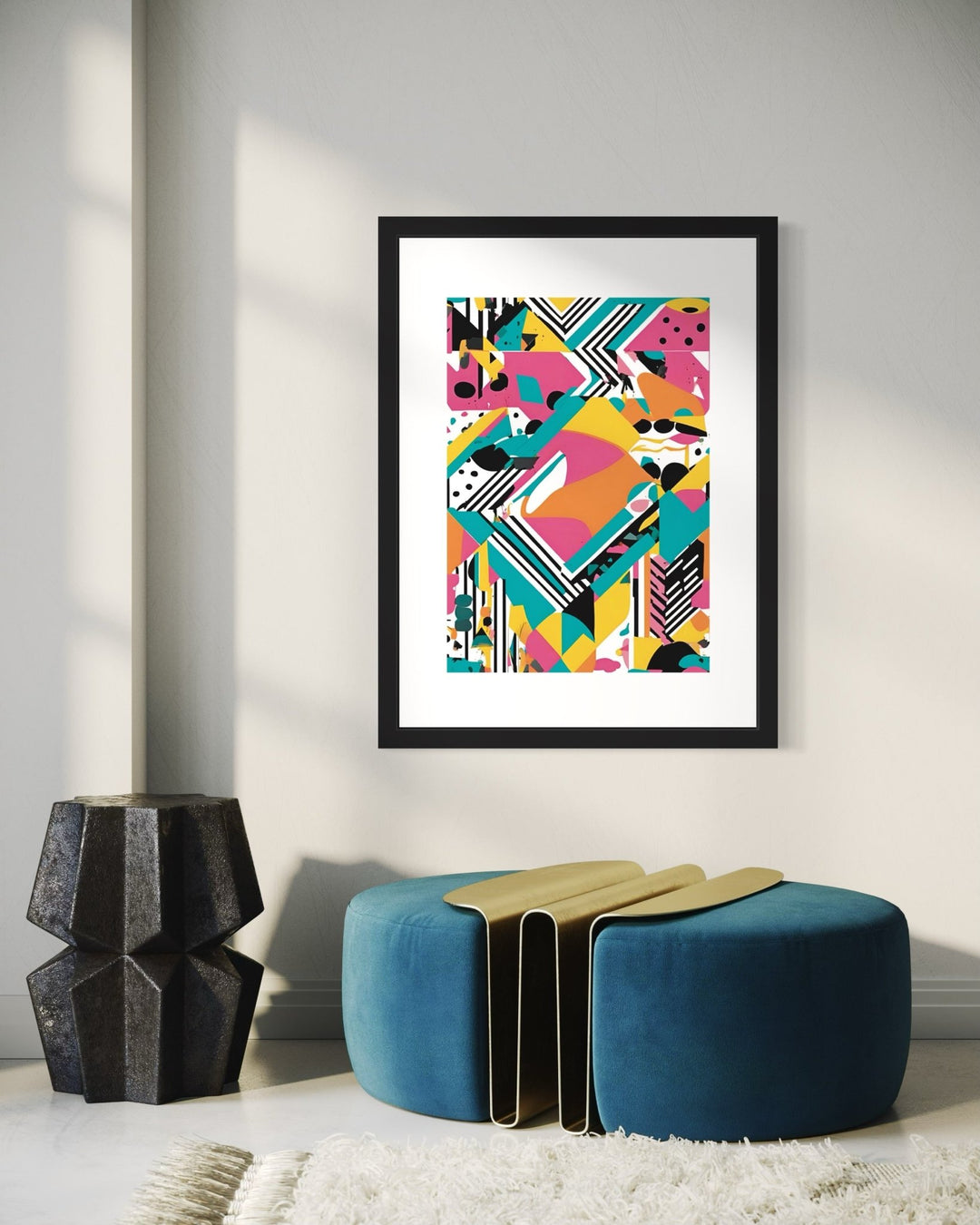 Abstract Funky Tech Poster