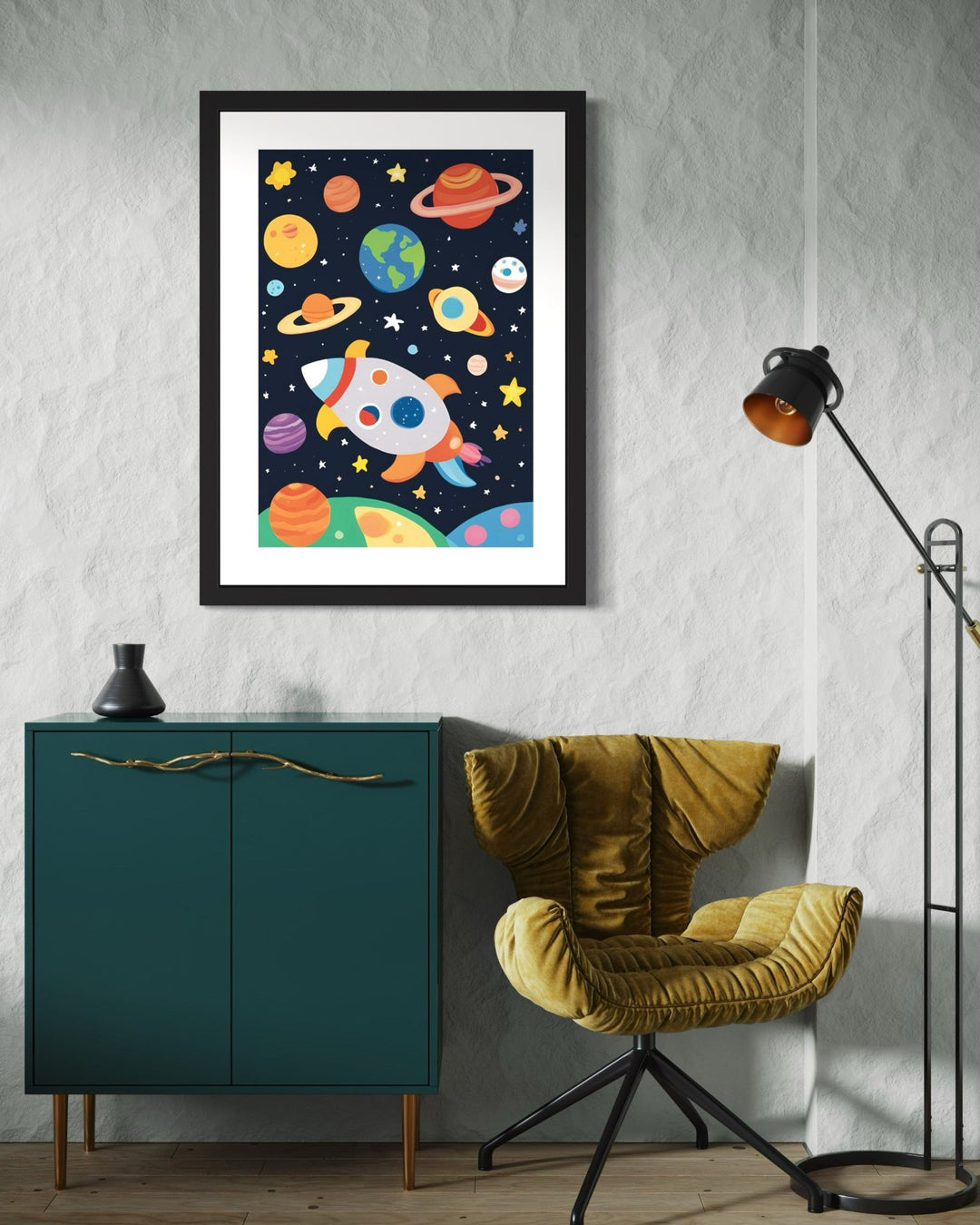 Abstract Perception of Space Poster