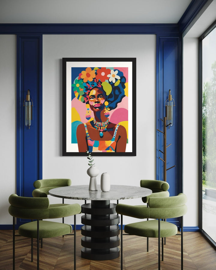 Beautiful Woman Framed Art Print