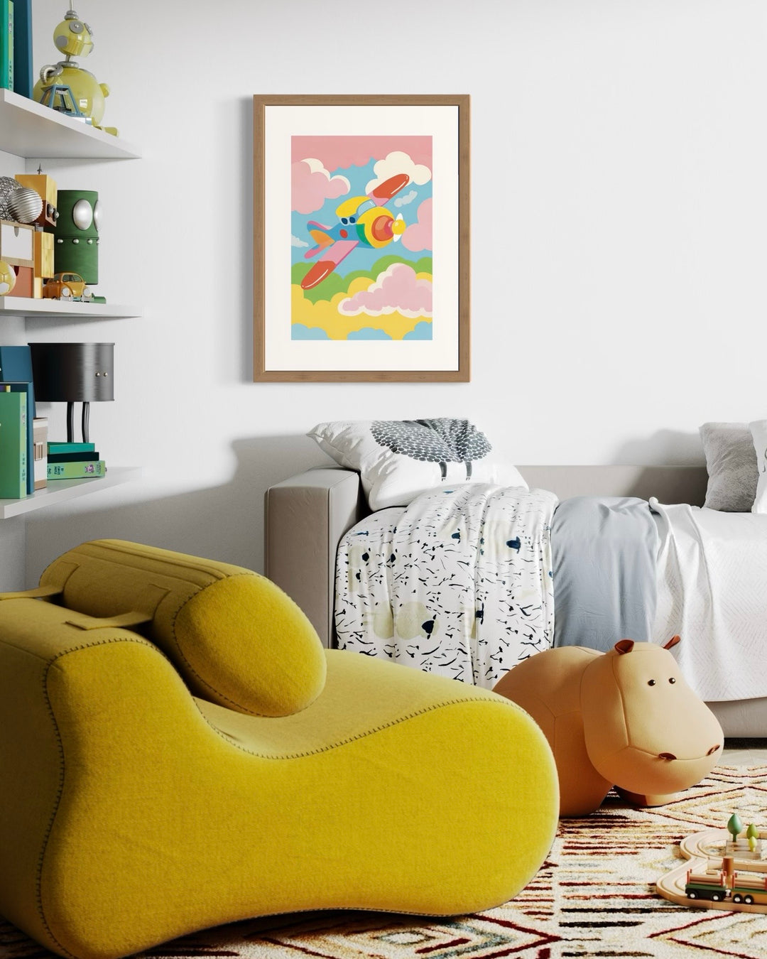 Soaring Through Candy Clouds Poster