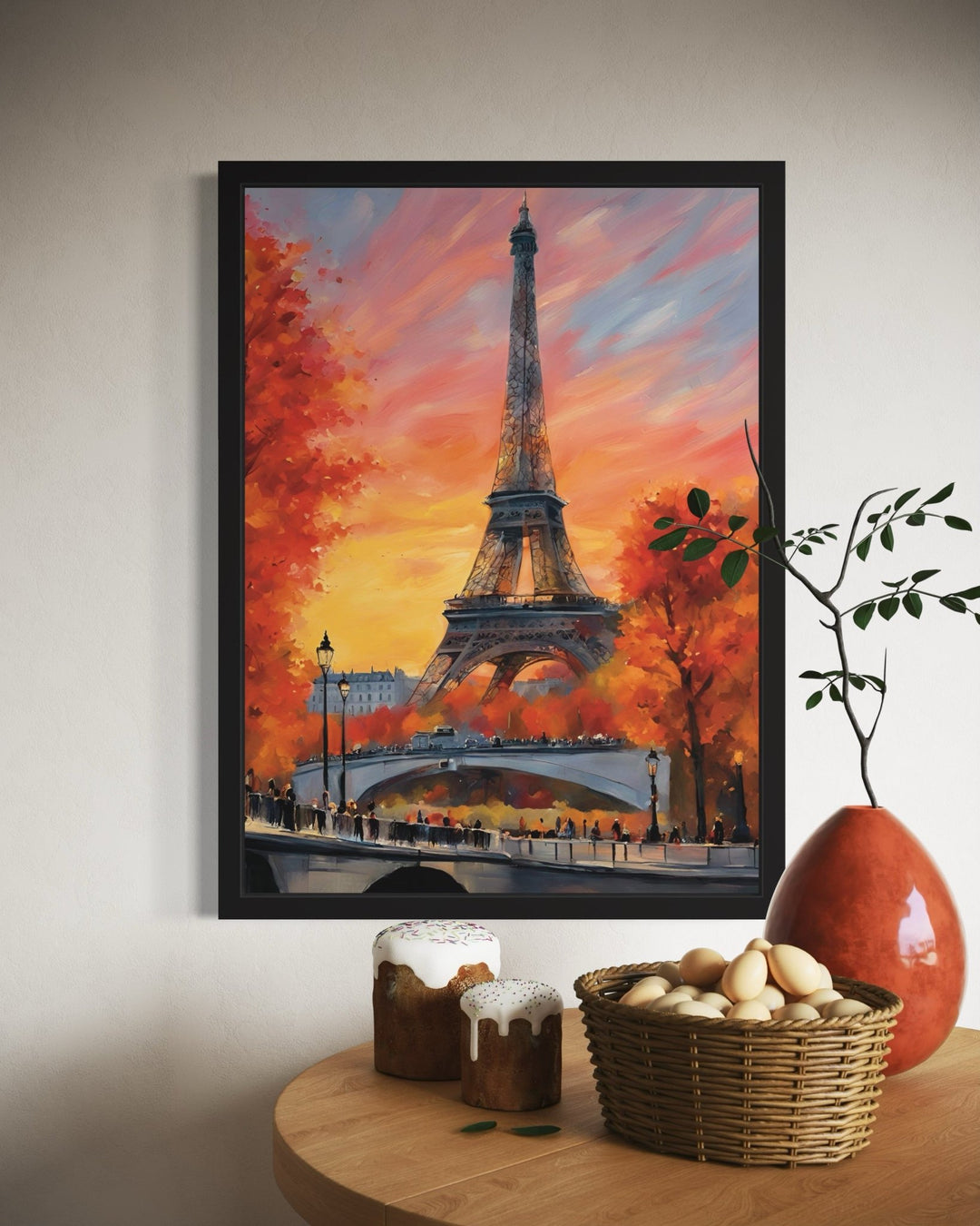 The Eiffel Tower in a Fall Afternoon Poster