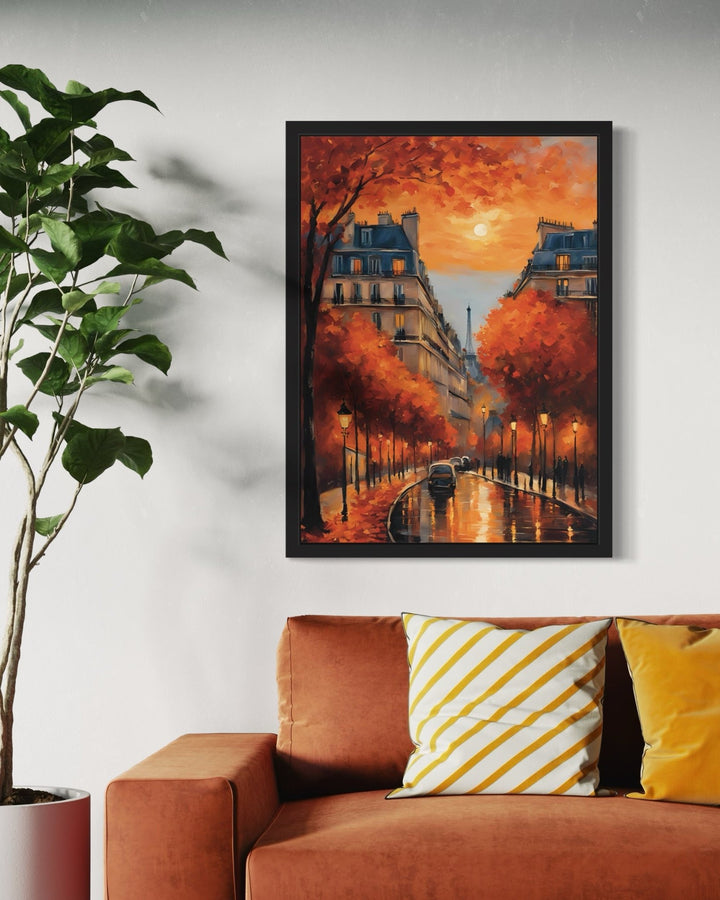 Autum Afternoon in Paris Poster