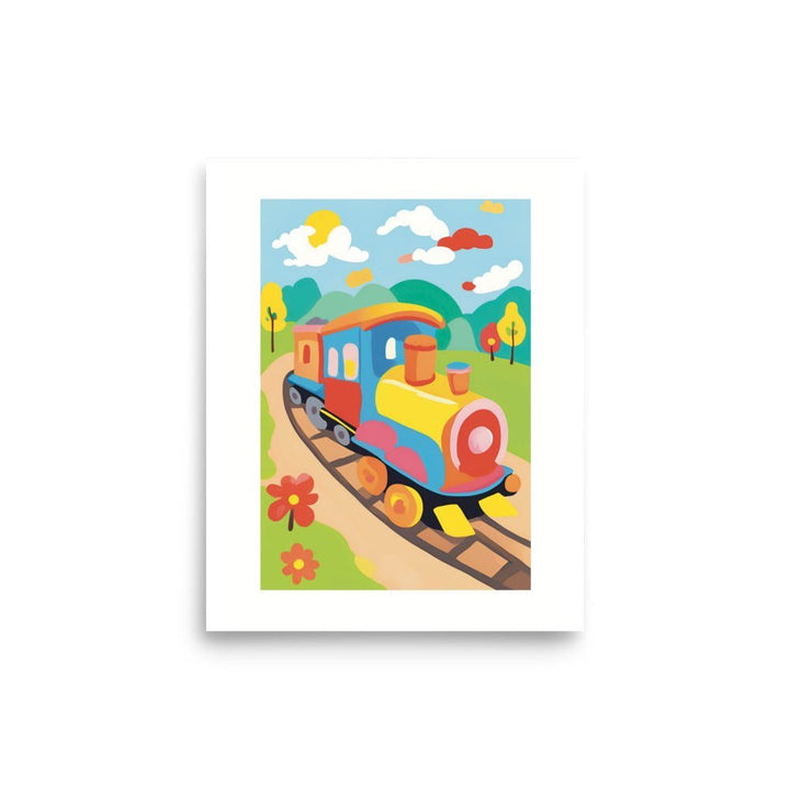 The Cotton Candy Train Poster 8 x 10