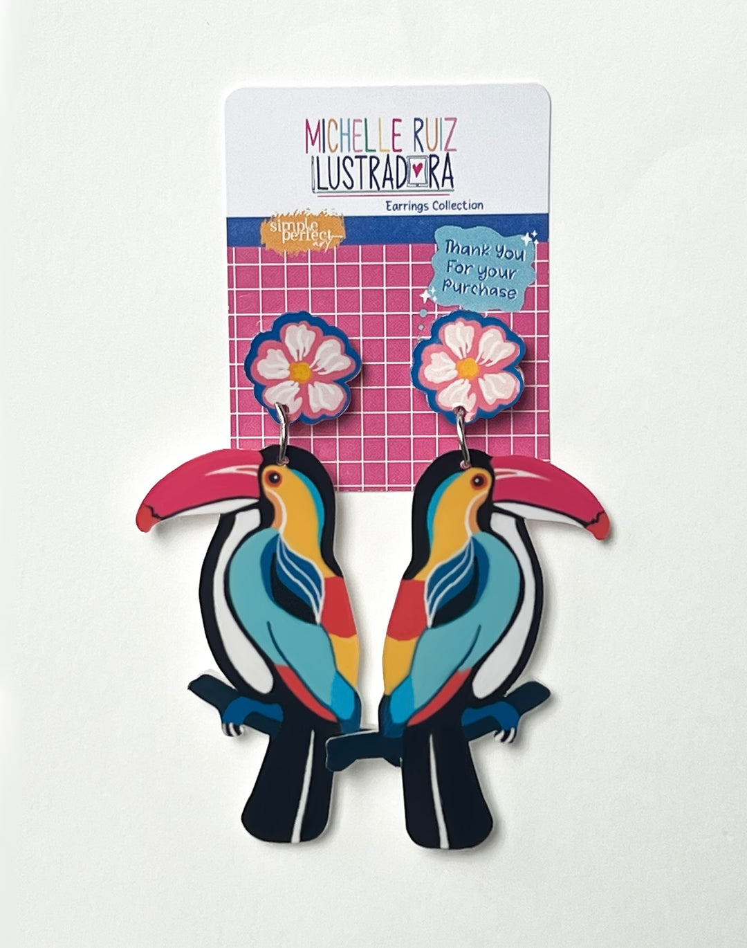 Simple Perfect Toucan Earrings