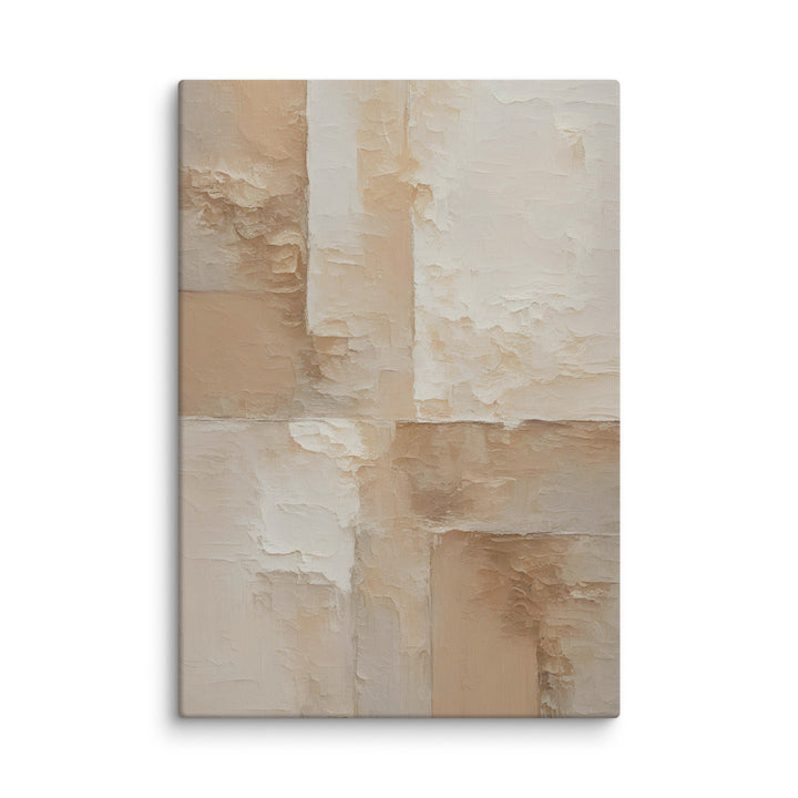 Sandy Beach Abstract Canvas