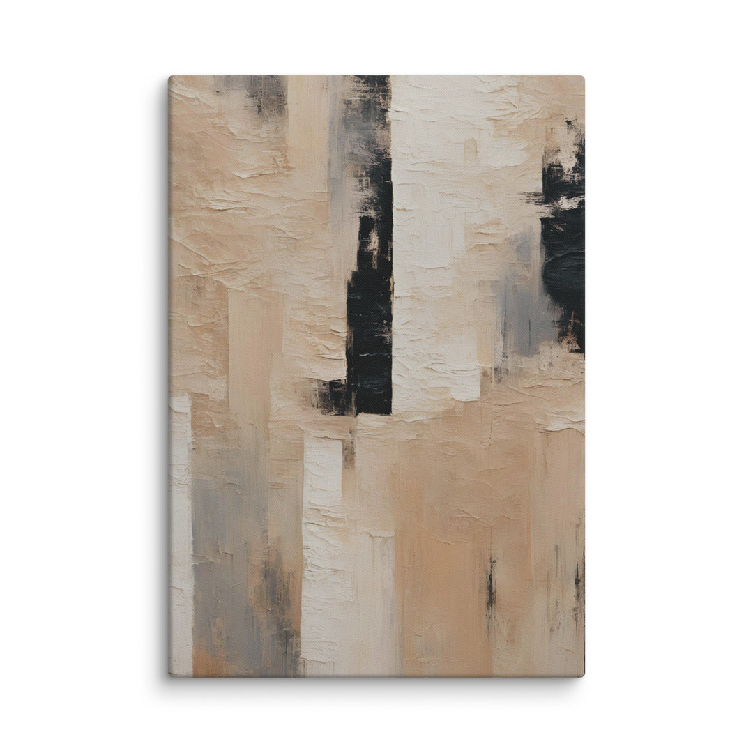 Tonalities of Brown Abstract Canvas