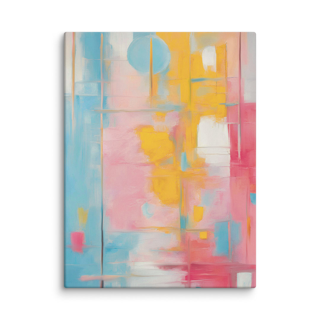 Cotton Candy Abstract Canvas