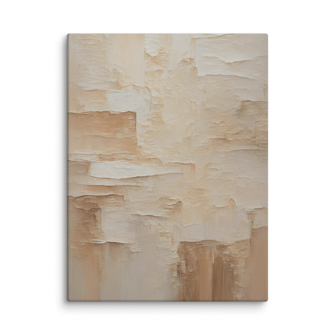 Sand Shades Abstract Canvas