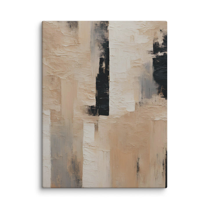 Tonalities of Brown Abstract Canvas