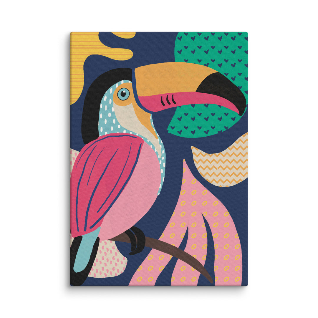 A Colorful Toucan in Canvas