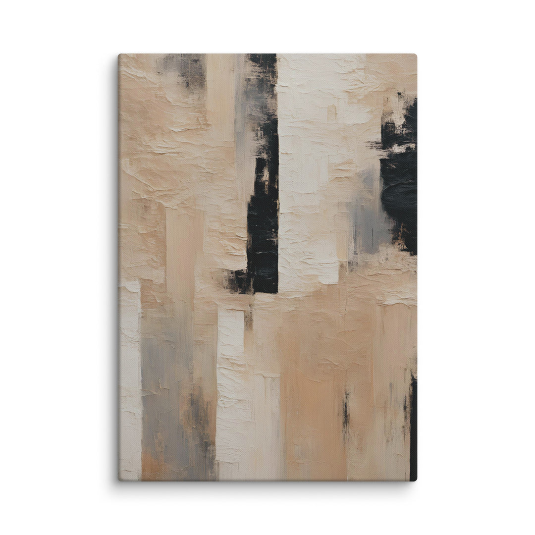 Tonalities of Brown Abstract Canvas