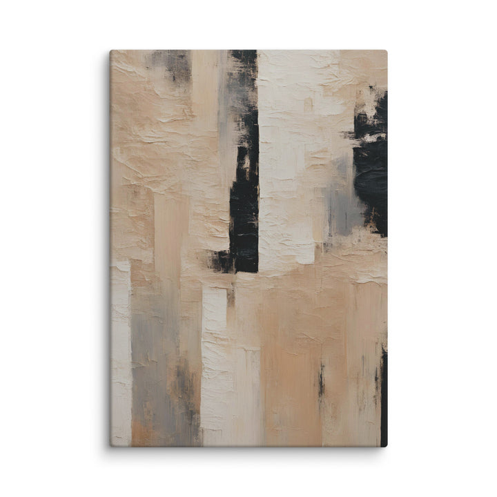 Tonalities of Brown Abstract Canvas