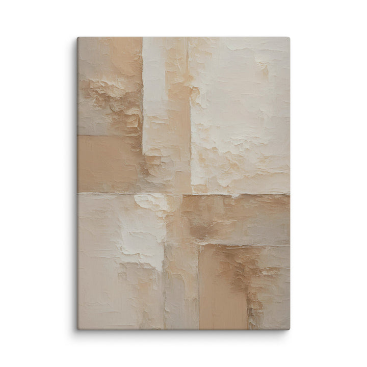 Sandy Beach Abstract Canvas