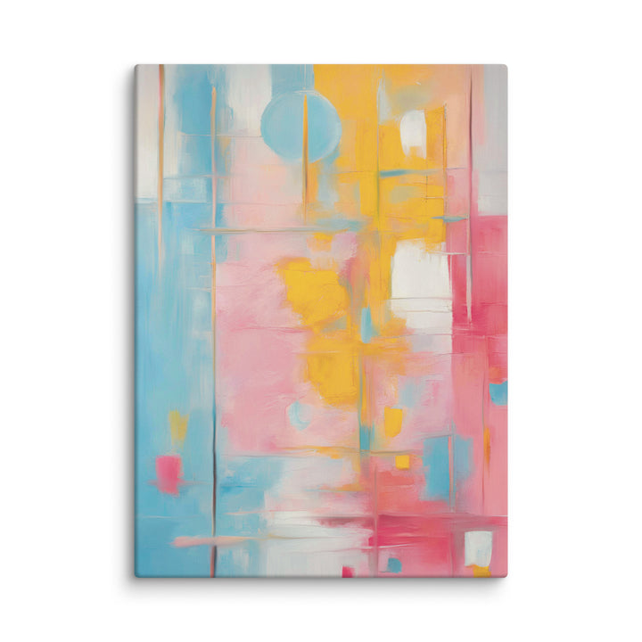 Cotton Candy Abstract Canvas