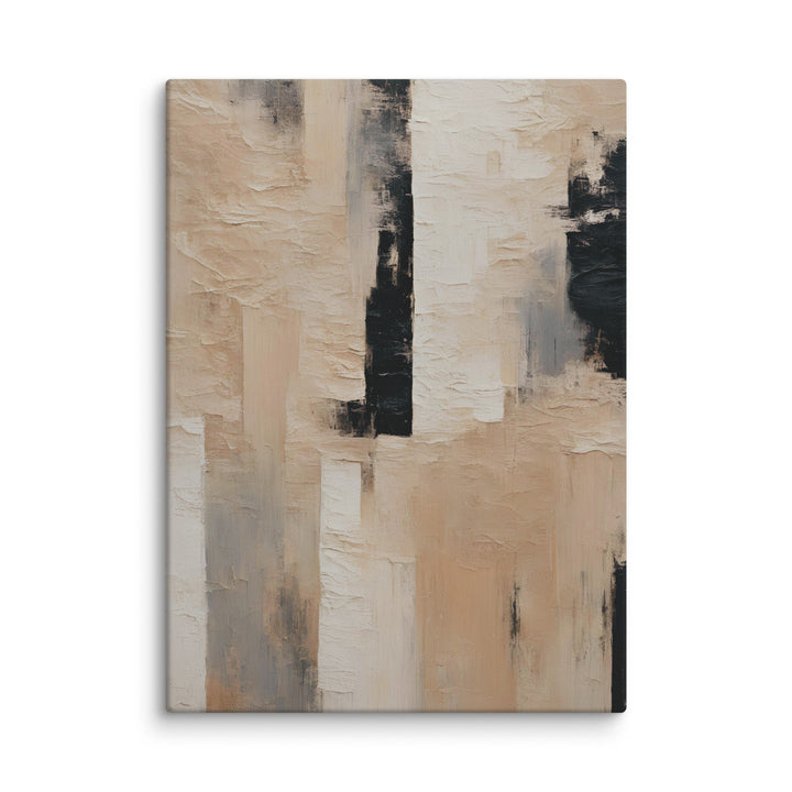 Tonalities of Brown Abstract Canvas