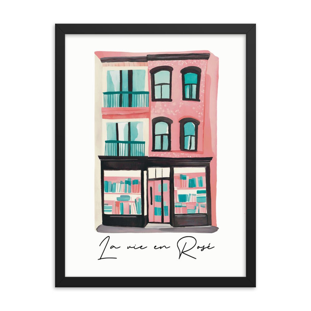 La Vie in Rosé Framed Art Print