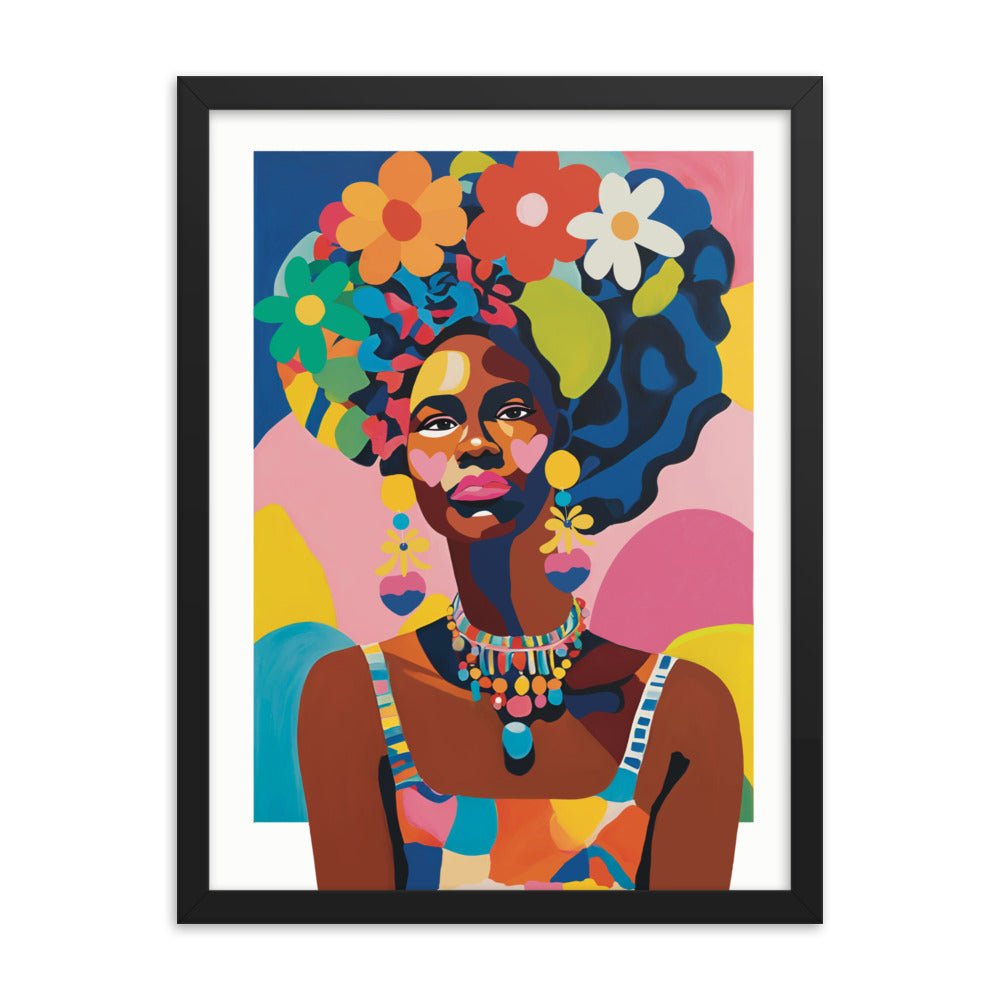 Beautiful Woman Framed Art Print