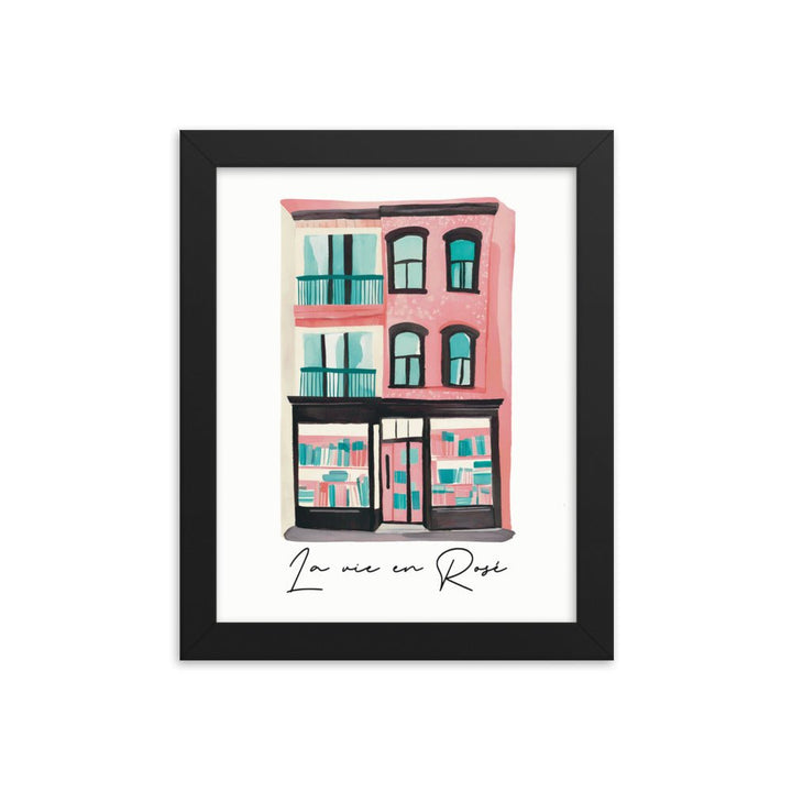 La Vie in Rosé Framed Art Print