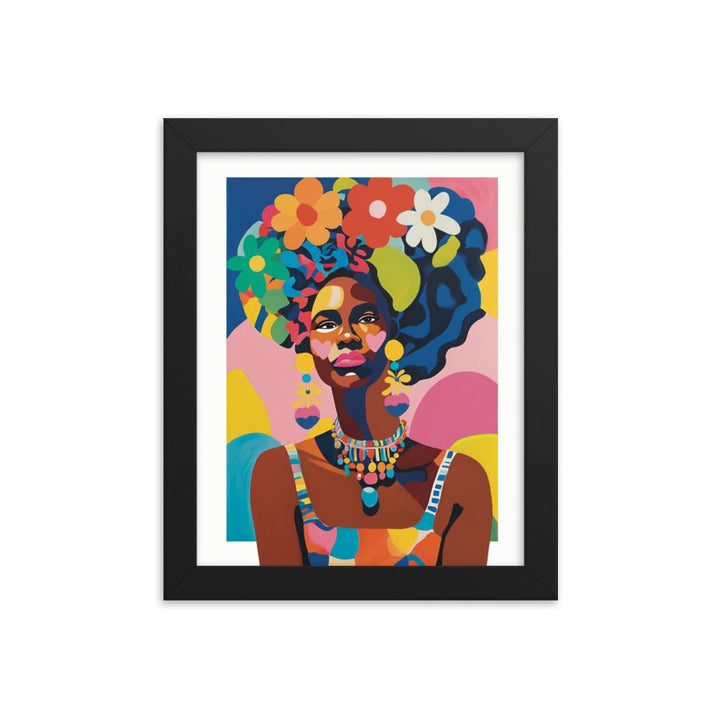 Beautiful Woman Framed Art Print