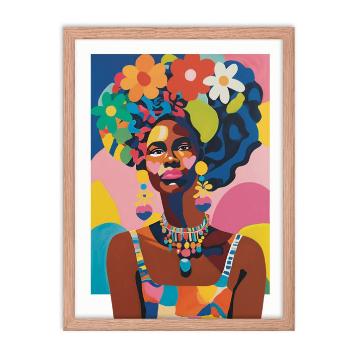 Beautiful Woman Framed Art Print