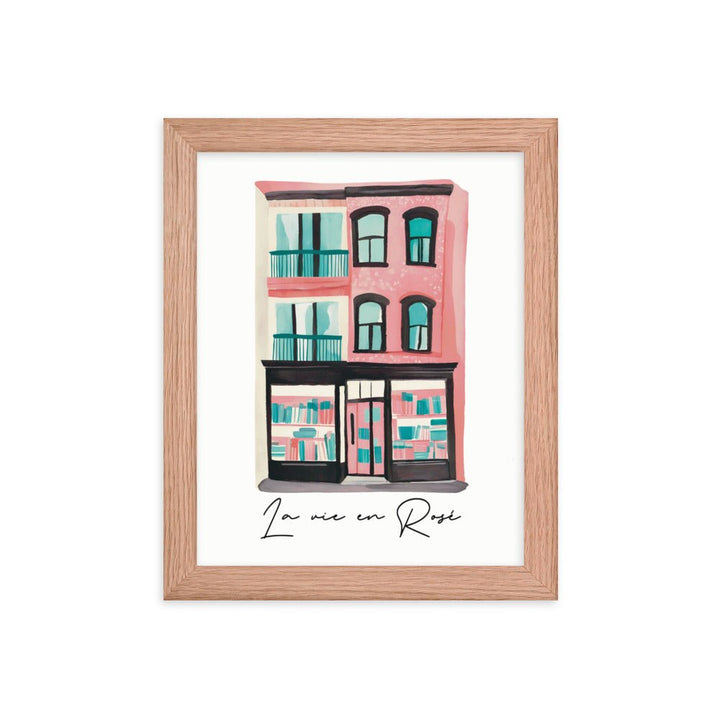 La Vie in Rosé Framed Art Print