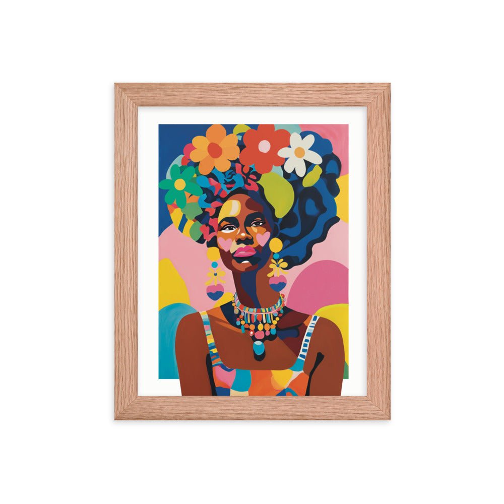 Beautiful Woman Framed Art Print