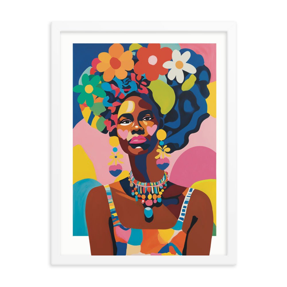 Beautiful Woman Framed Art Print