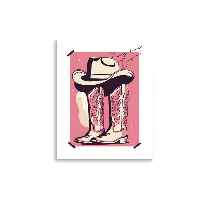 Long Lives the Cowgirl Art Print