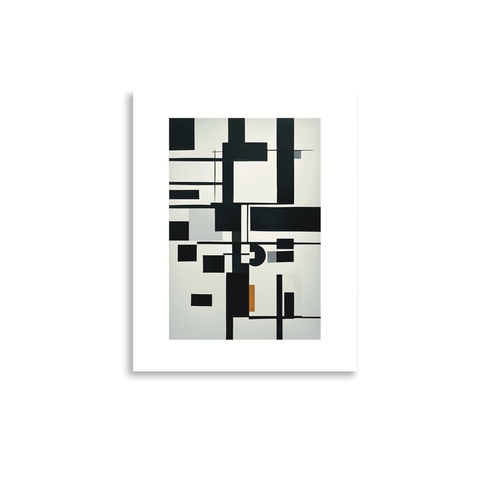 Abstract Black & White Lucid Dream Wall Poster