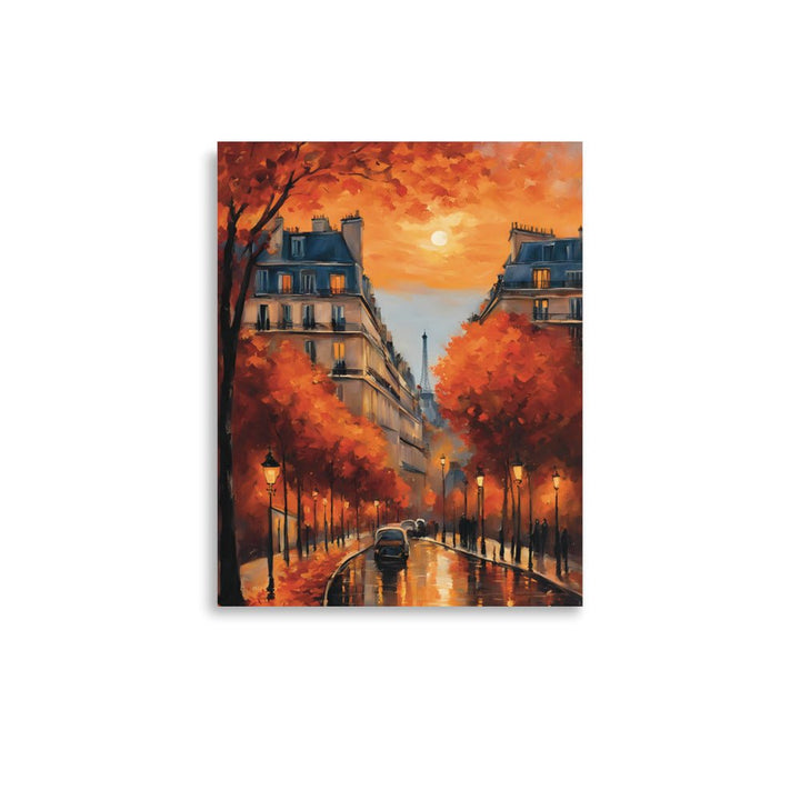 Autum Afternoon in Paris Poster