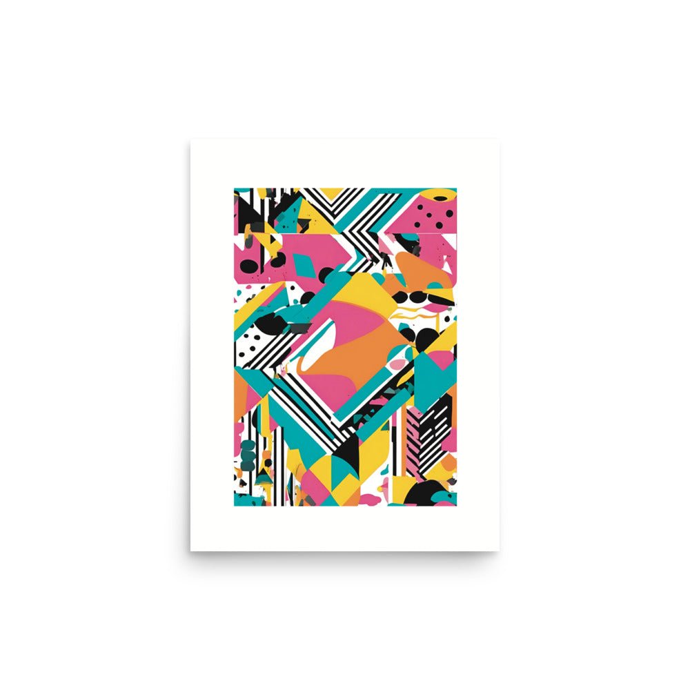 Abstract Funky Tech Poster