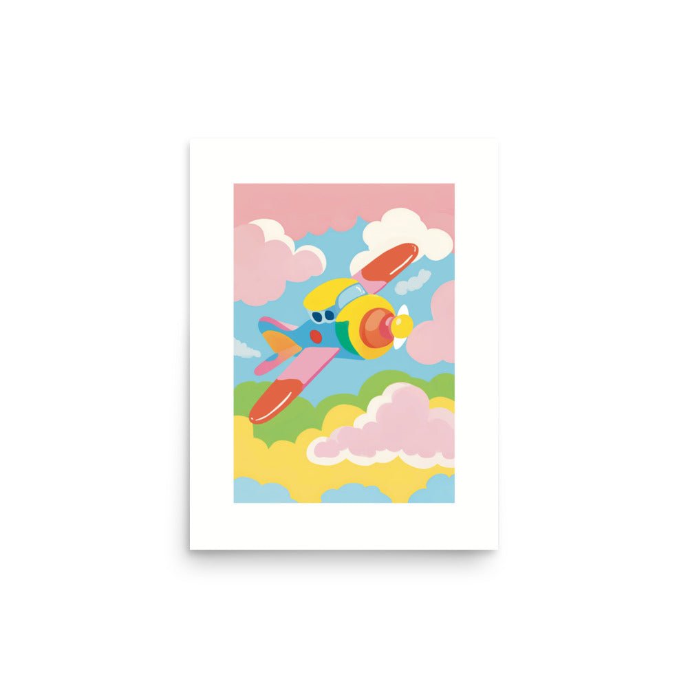 Soaring Through Candy Clouds Poster