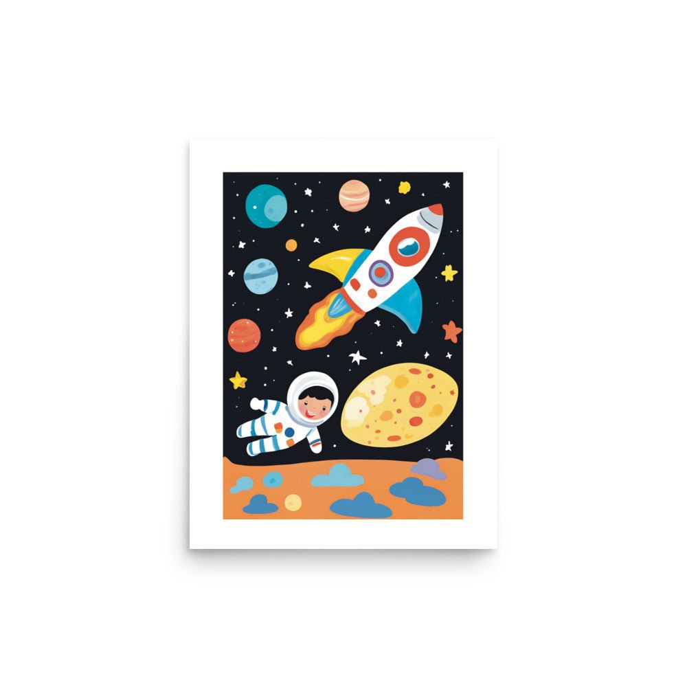 Cosmic Kid’s Journey Art Print