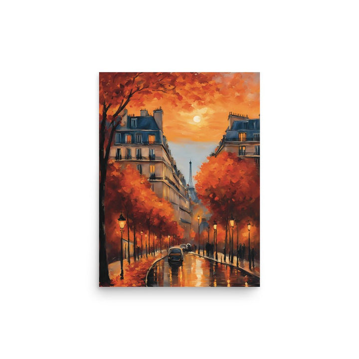 Autum Afternoon in Paris Poster