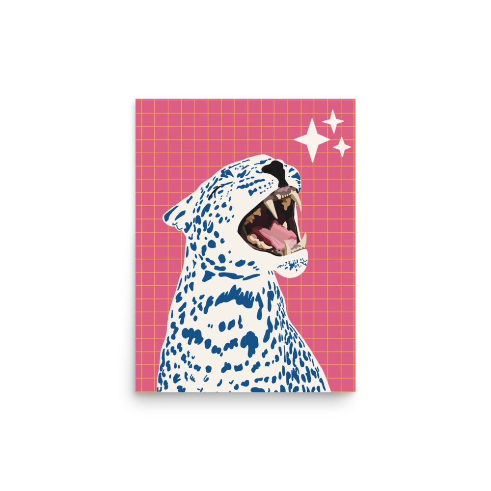 A Roar in Pink Art Print