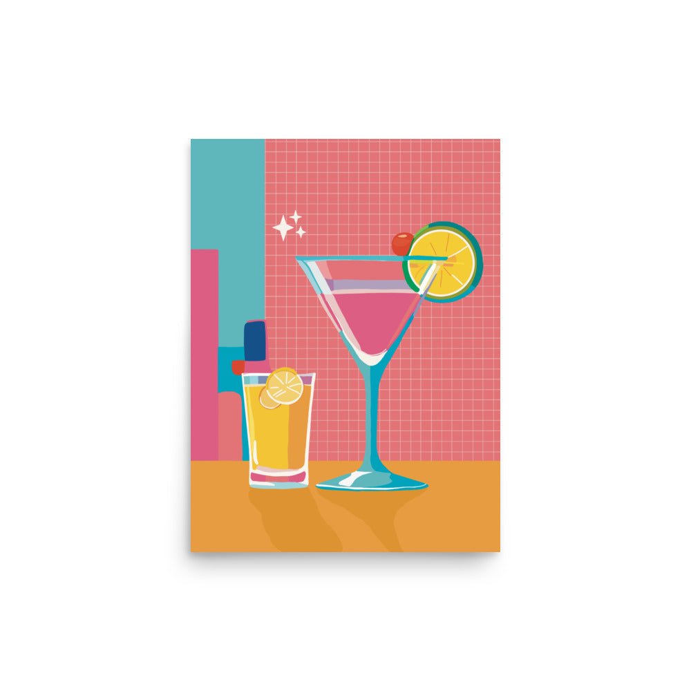 A Pink Martini Art Print