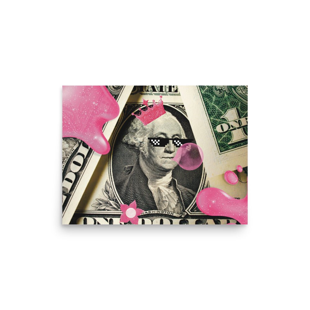 Funky Dollar Art Print