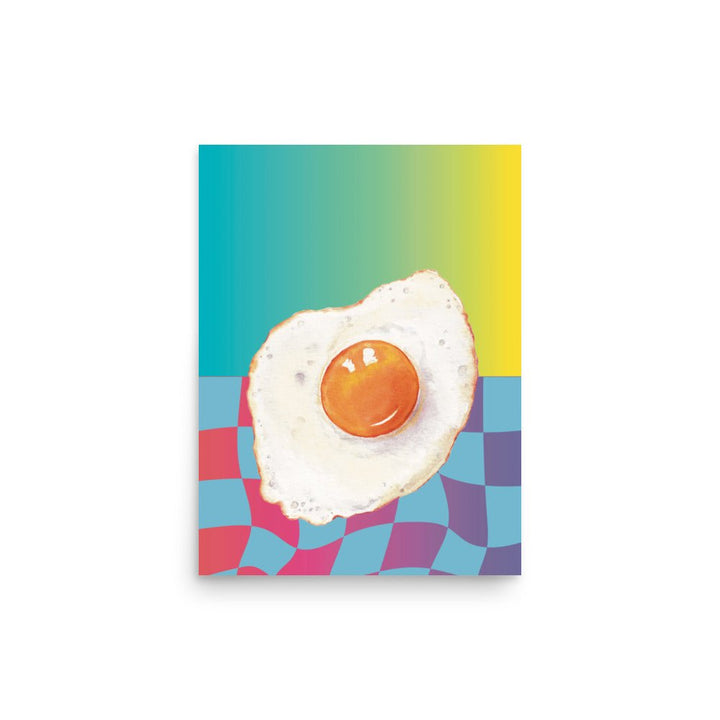 A Very Funky Egg Art Print