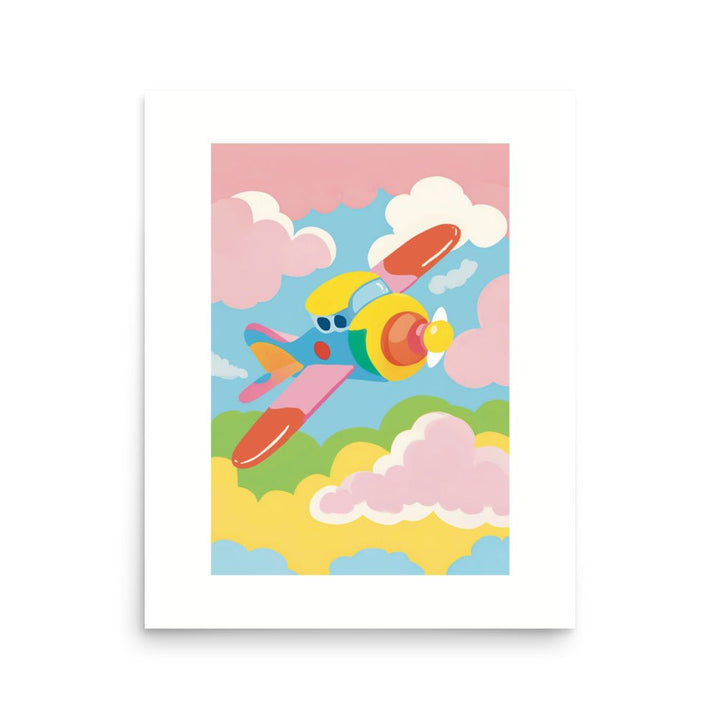 Soaring Through Candy Clouds Poster