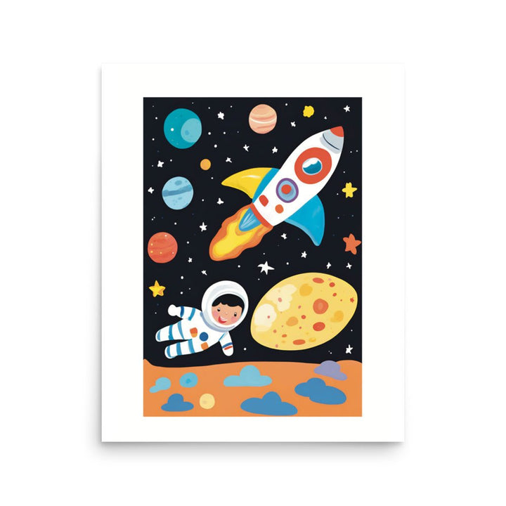 Cosmic Kid’s Journey Art Print