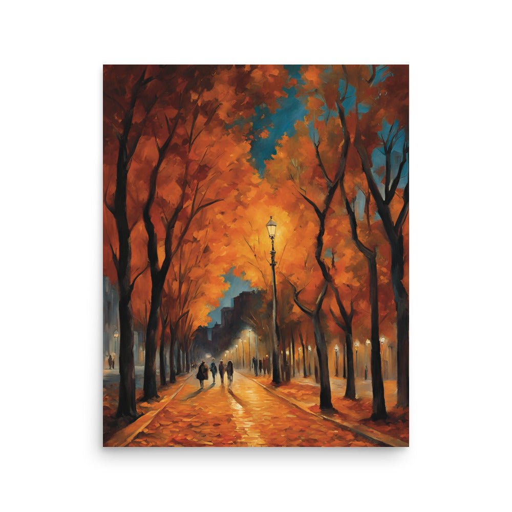 A Stroll in the Autumn Afternoon Poster