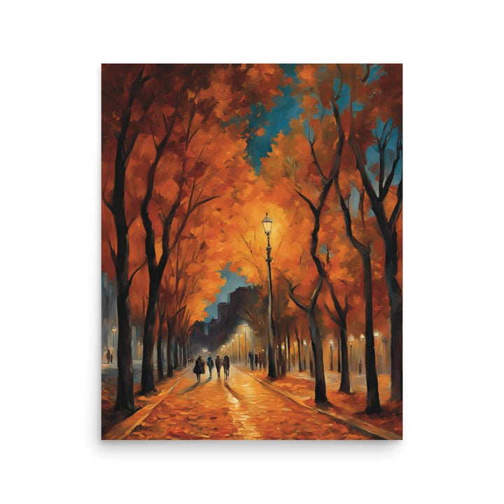 A Stroll in the Autumn Afternoon Poster