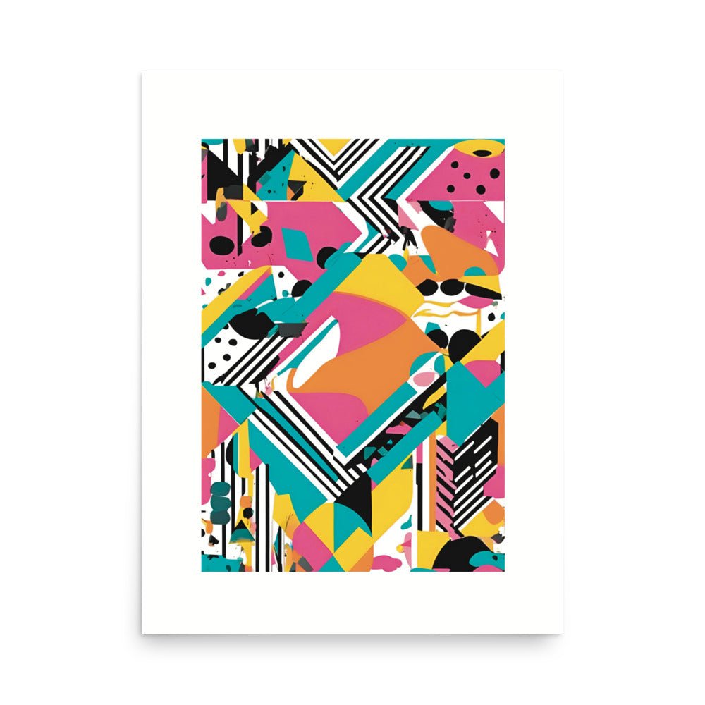 Abstract Funky Tech Poster