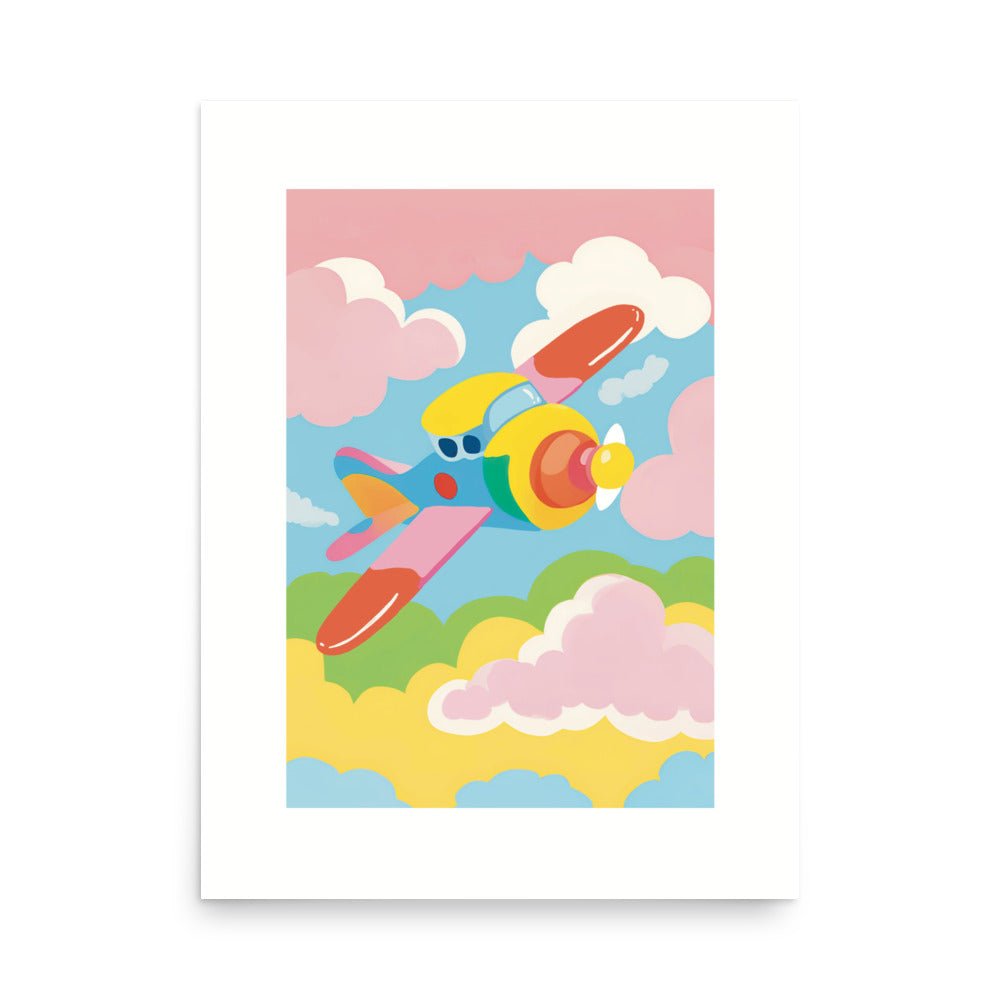 Soaring Through Candy Clouds Poster