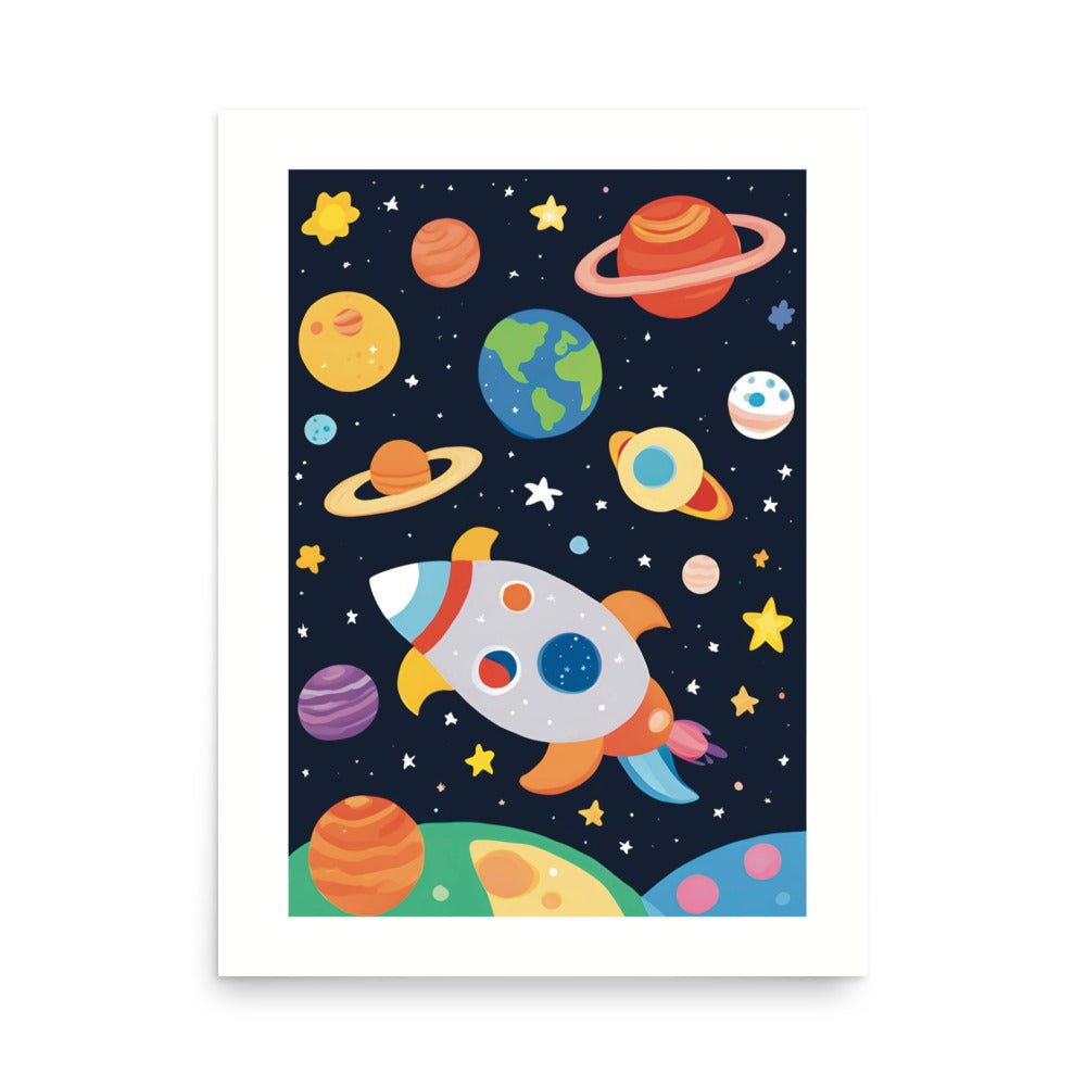 Abstract Perception of Space Poster